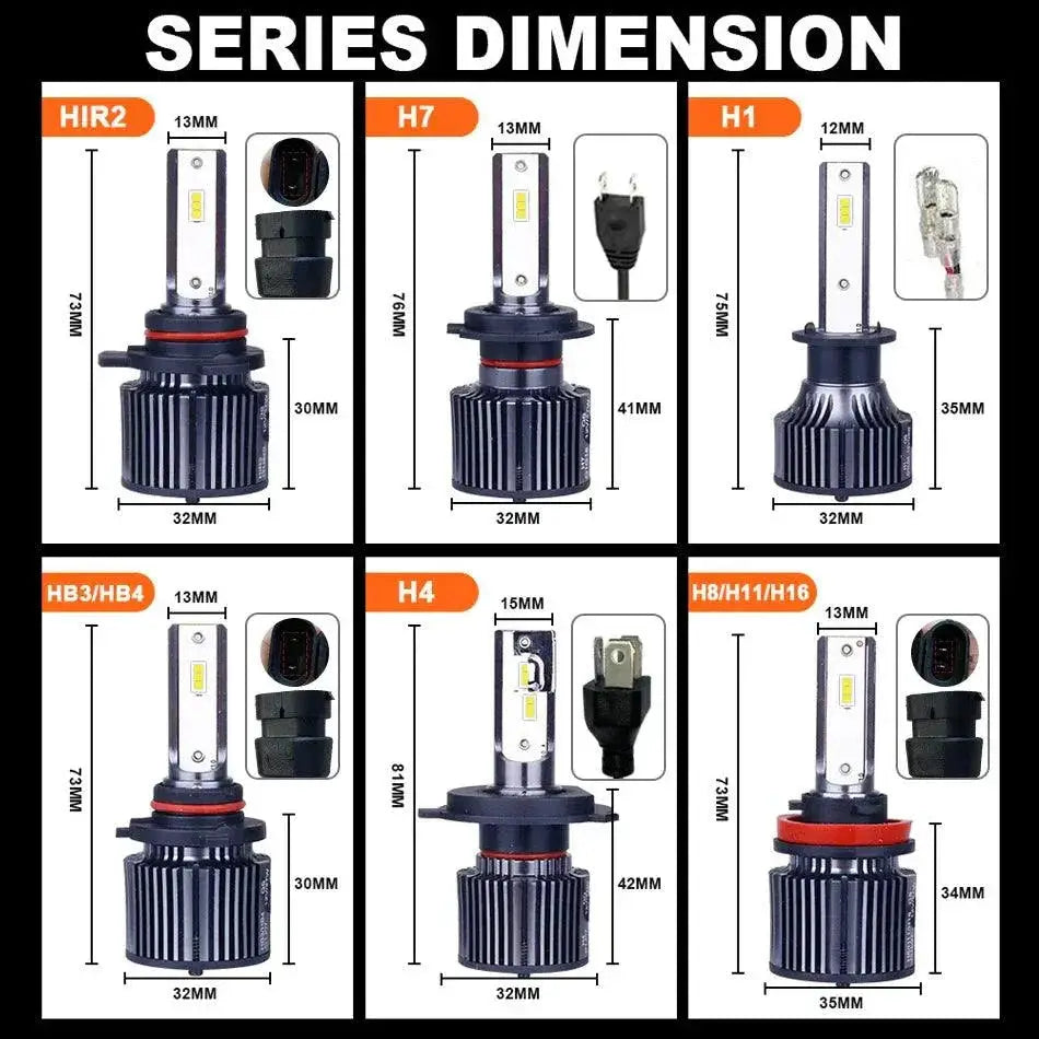 Osram LED Headlight Bulbs High Visibility And Reliability