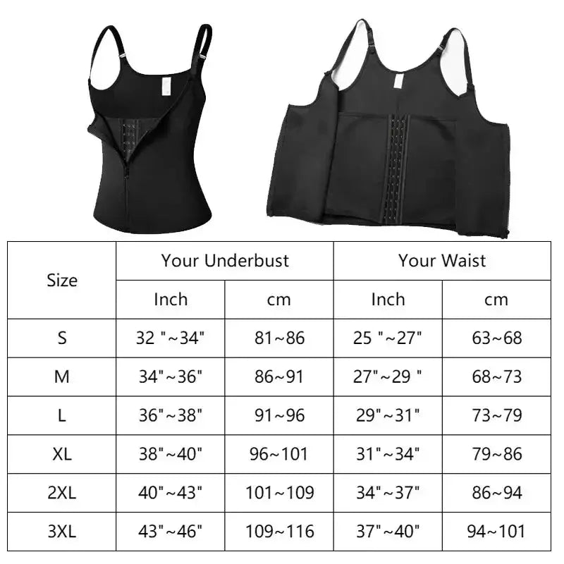 Sweat Waist Trainer Vest Slimming Corset Shapewear