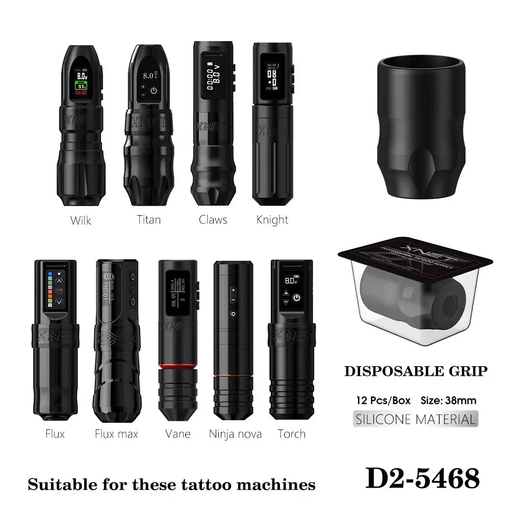 XNET Disposable Tattoo Grips 12 Pack