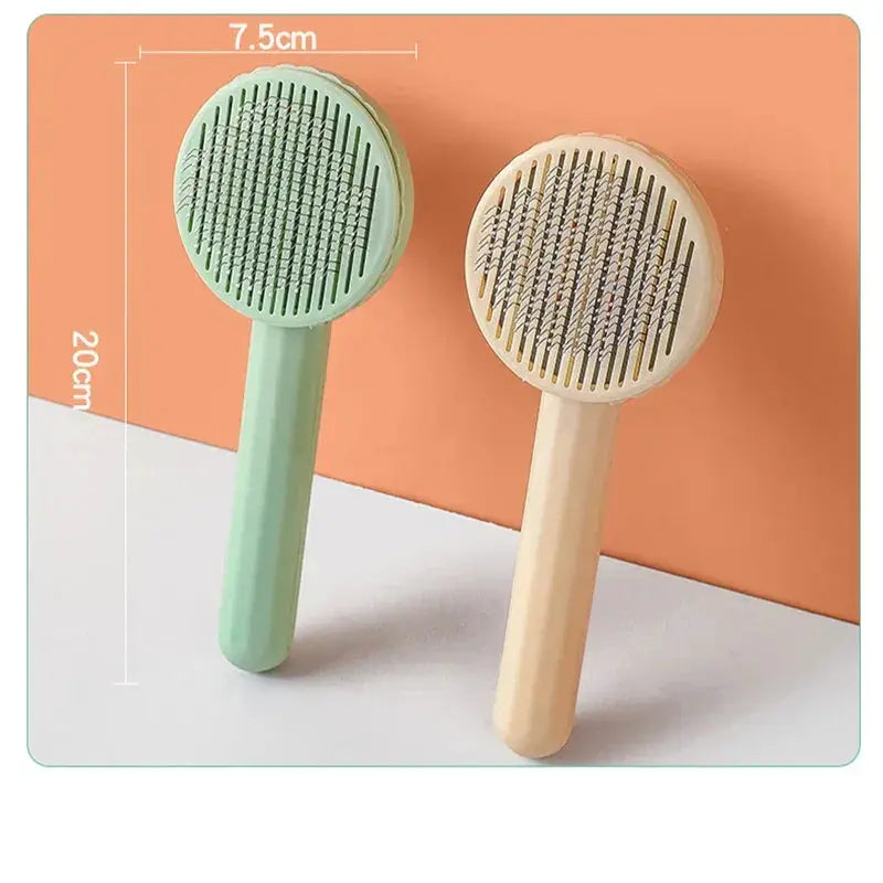 Pet Hair Removal Comb Self Cleaning Slicker Brush Grooming