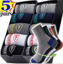 Men's Bamboo Fiber Sports Socks - 5 Pairs of Comfort