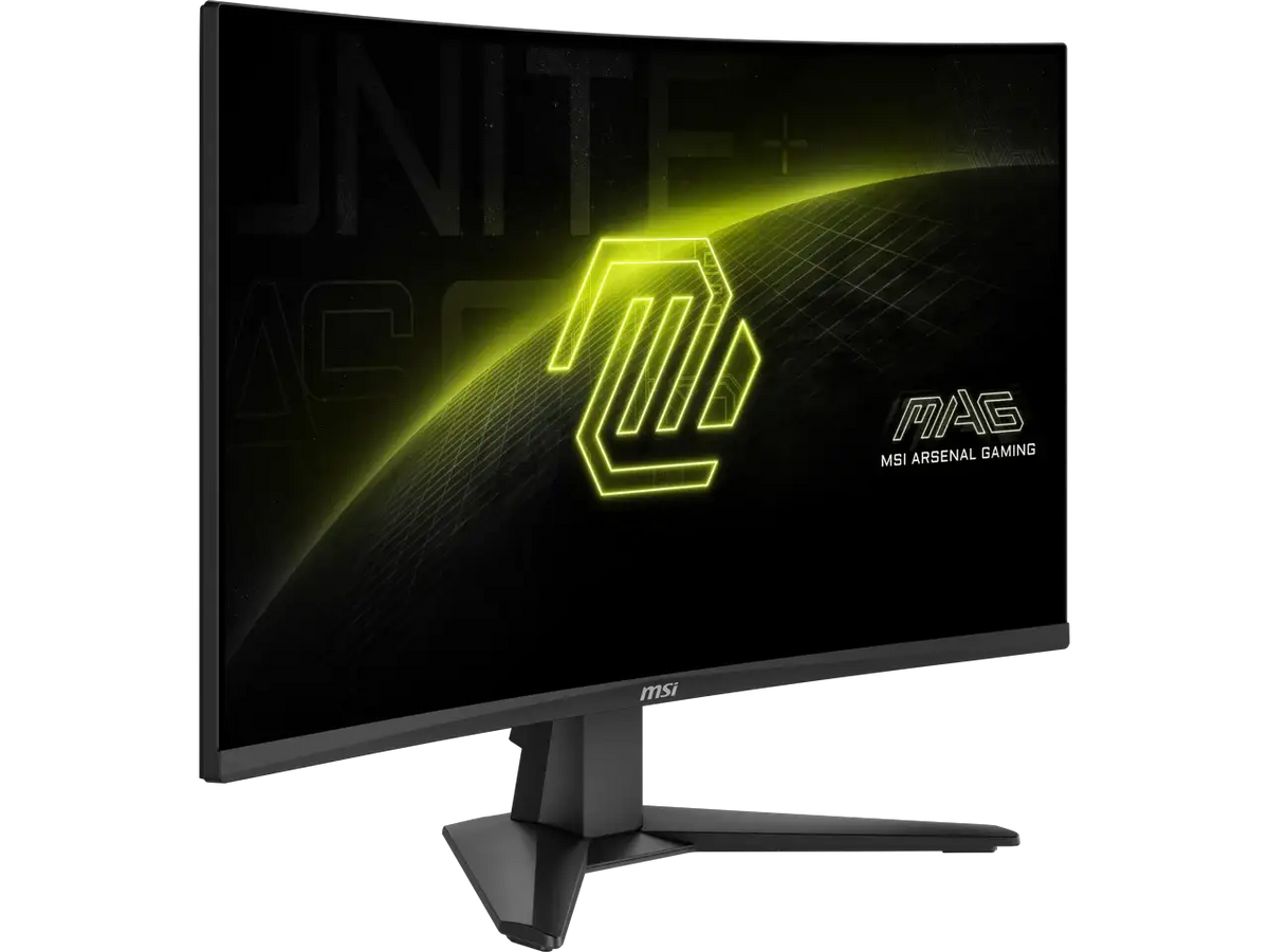 MSI 27 inch Full HD 200Hz AMD FreeSync Premium 0.5ms HDR Ready Ai Vision Anti-Flicker 1500R Curved Gaming Computer Monitor MAG 27C6F E20