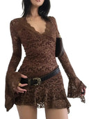 Dress for Women: Breathable Mesh Lace