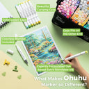 Ohuhu Honolulu Marker Set Colors