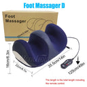 Super Big Electric Foot Leg Massager Deep Tissue Shiatsu Kneading Relax Heated Roller Calf Relieve Stress Care Foot Machine Tool