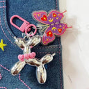 Sweet Balloon Dog Keychain Set for Girls and Teens Fun