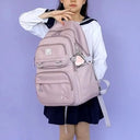 Padded Nylon School Carry Backpack