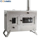 Design Stove Stainless Steel Thermal Tent Stove Burn Wood