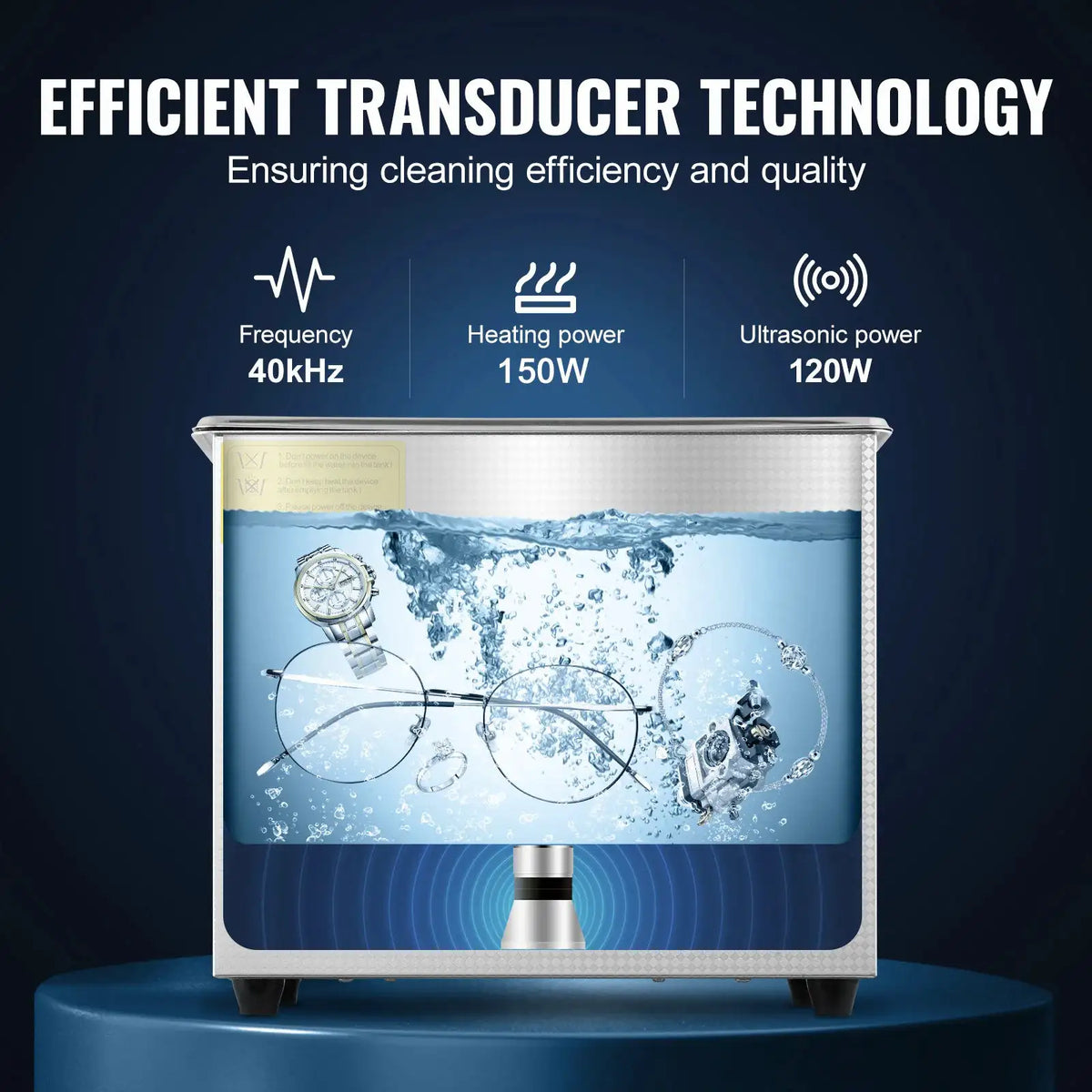 Portable Ultrasonic Cleaner Tank — product image 3