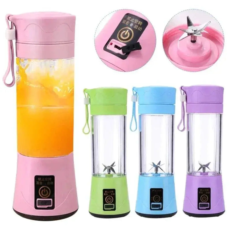 Mini Portable USB Blender 6 Blades 380ml For Smoothies