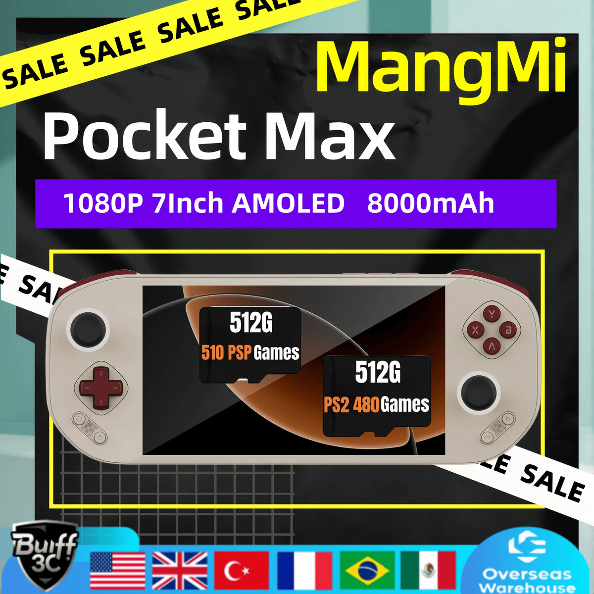 MANGMI POCKET MAX Handheld Game
