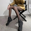 Winter Cozy Fleece Tights Stylish Pantyhose for Cold Days