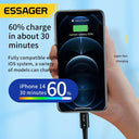 Essager USB C Lightning Fast Charging Cable 20W Charger