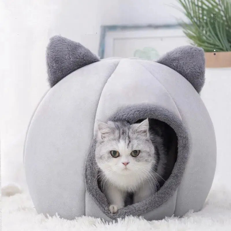 Cozy Cat and Dog Tent Bed Snug Self Warming Pet Cave Hut