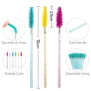 Crystal Beauty Tool Eyelashes Brush Comb Set for Makeup