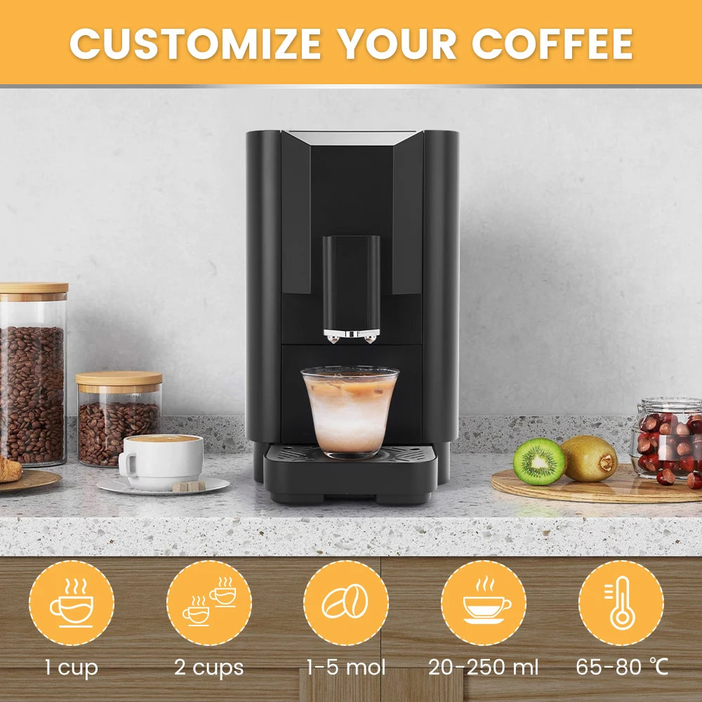 Mcilpoog Fully Automatic Espresso Machine,Compact Automatic — product view 4