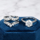 Luxury Moissanite Engagement Ring