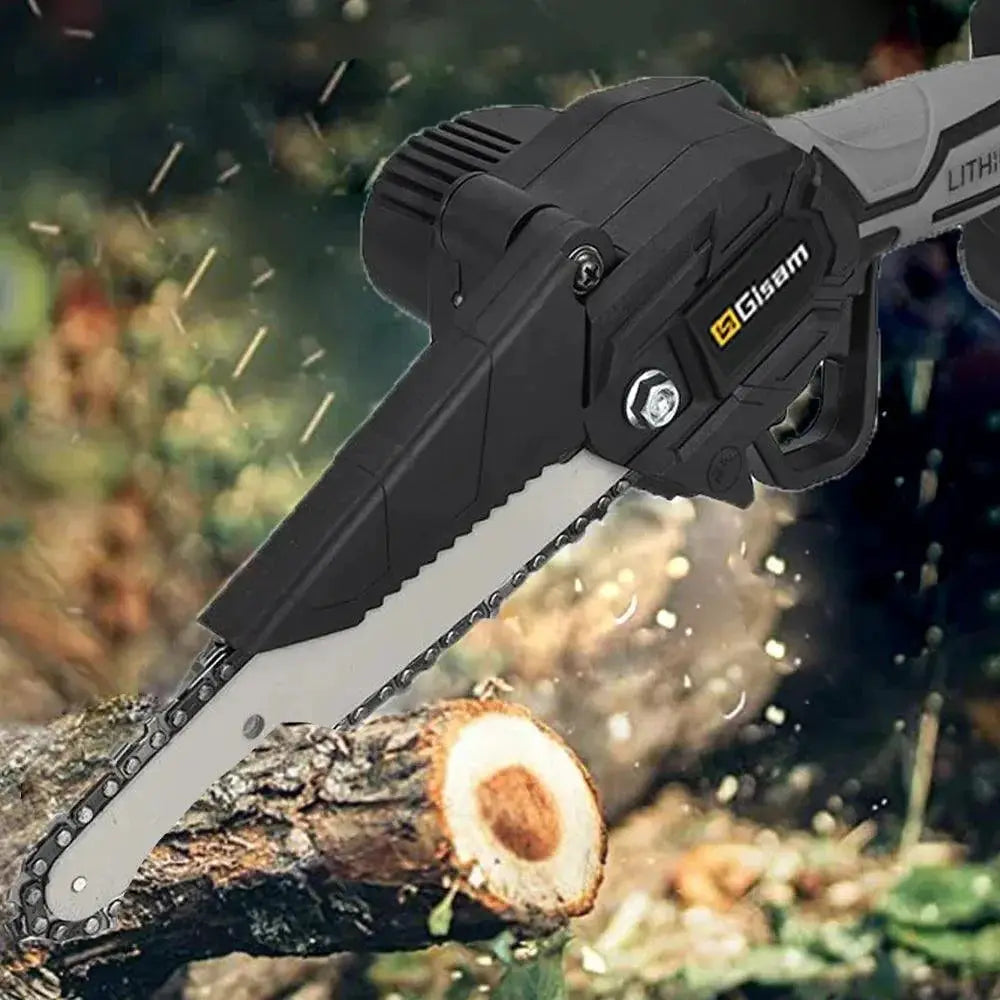 Gisam Electric Chainsaw Fast Cutting Woodworking Gardening