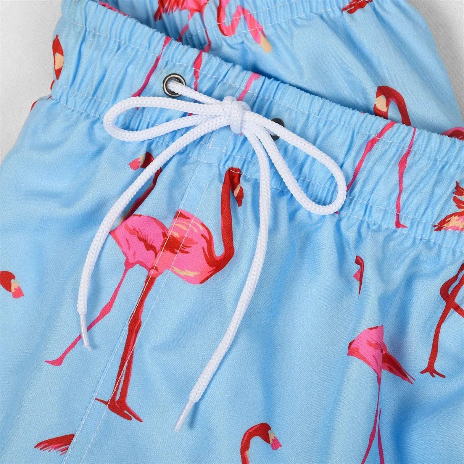 Mens Quick Dry Swim Shorts Animal Print Beach Ready