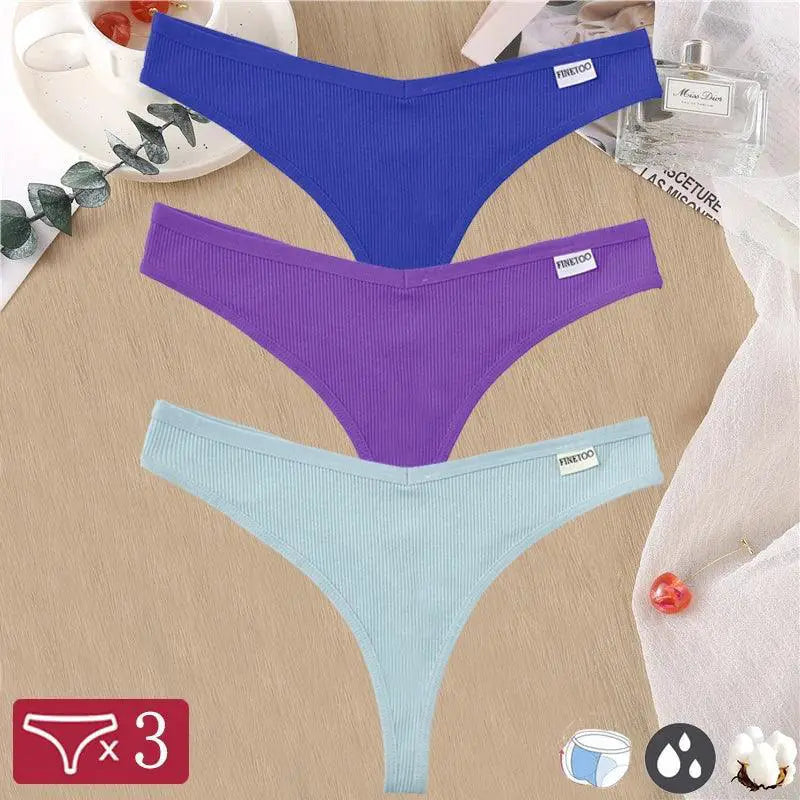 Soft Cotton Thong Set for Women — product view 8