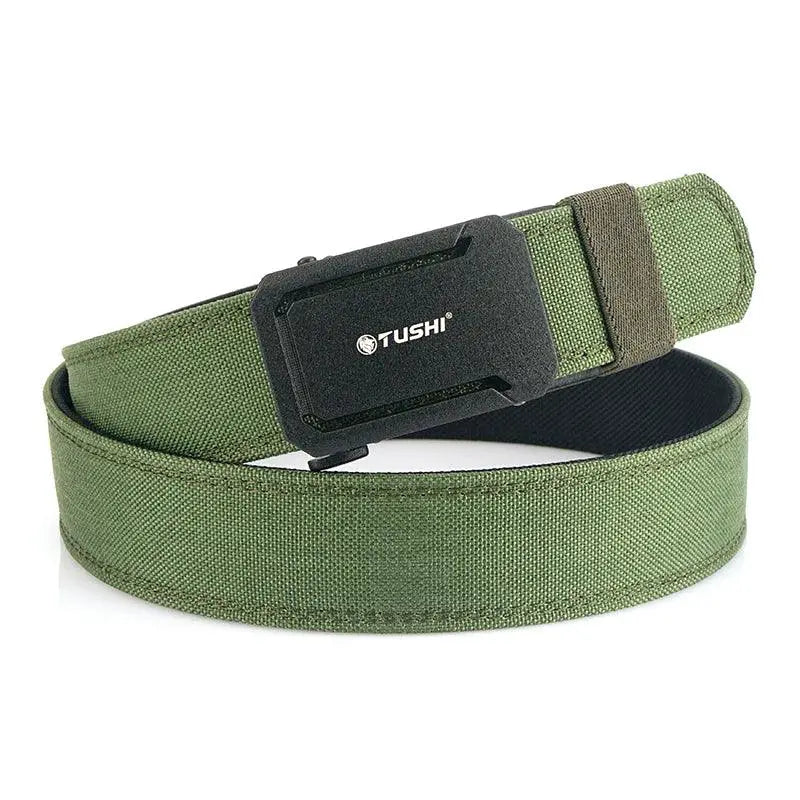 Durable Military Belt for Men with Gear — product view 8