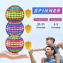Flying Ball Kids Toy - Color Led Spinning Globe