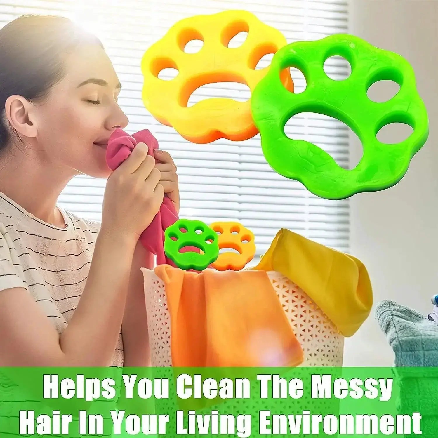 Pet Hair Remover Effortless Reusable Hair Catcher Laundry