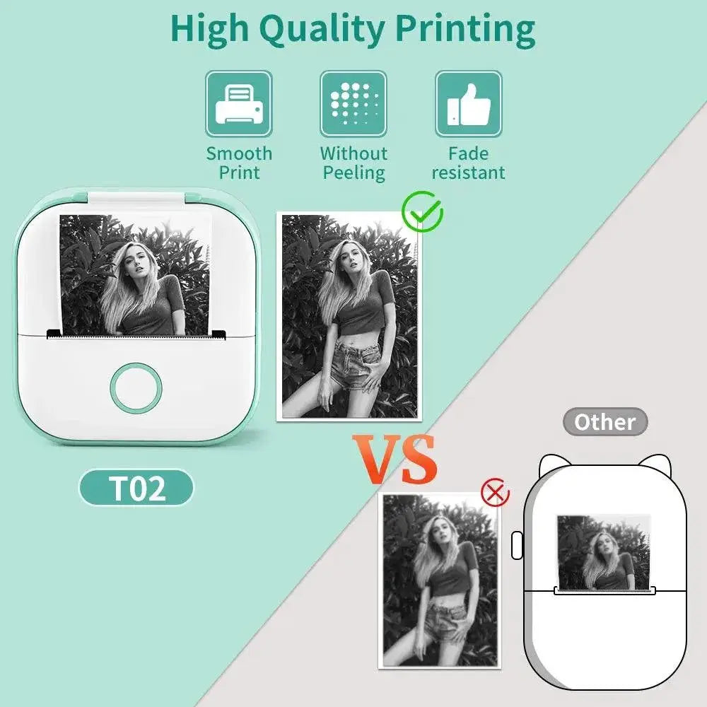 Portable Wireless Mini Sticker Printer For On The Go