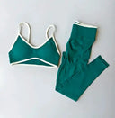 Seamless 2Pcs Legging Sets High Waist Breathable