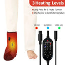 Electric Heating Foot Cover Heating Pad Foot Wrap Home Relax Relieve Fatigue Wellness Protector Vibration Massage Ankle Comfort