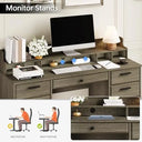 Executive Computer Desk With Drawers