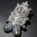 Iced Out Space Astronaut Cartoon