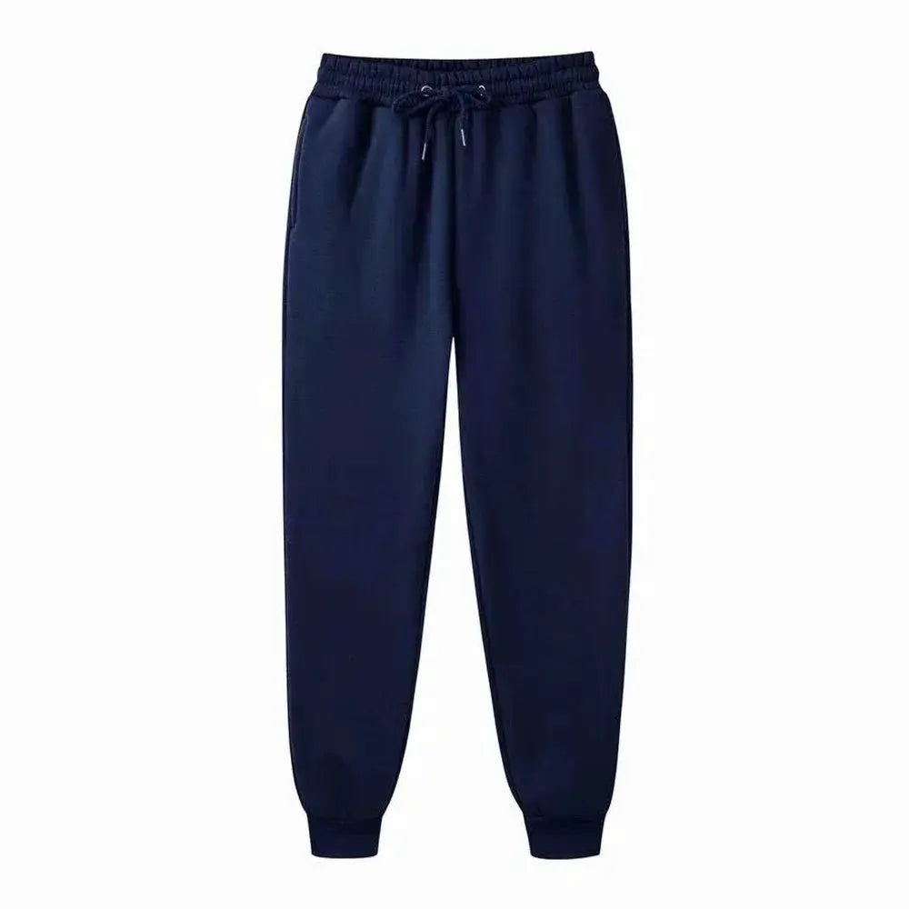 Men's Fleece Lined Casual Joggers for Autumn and Winter