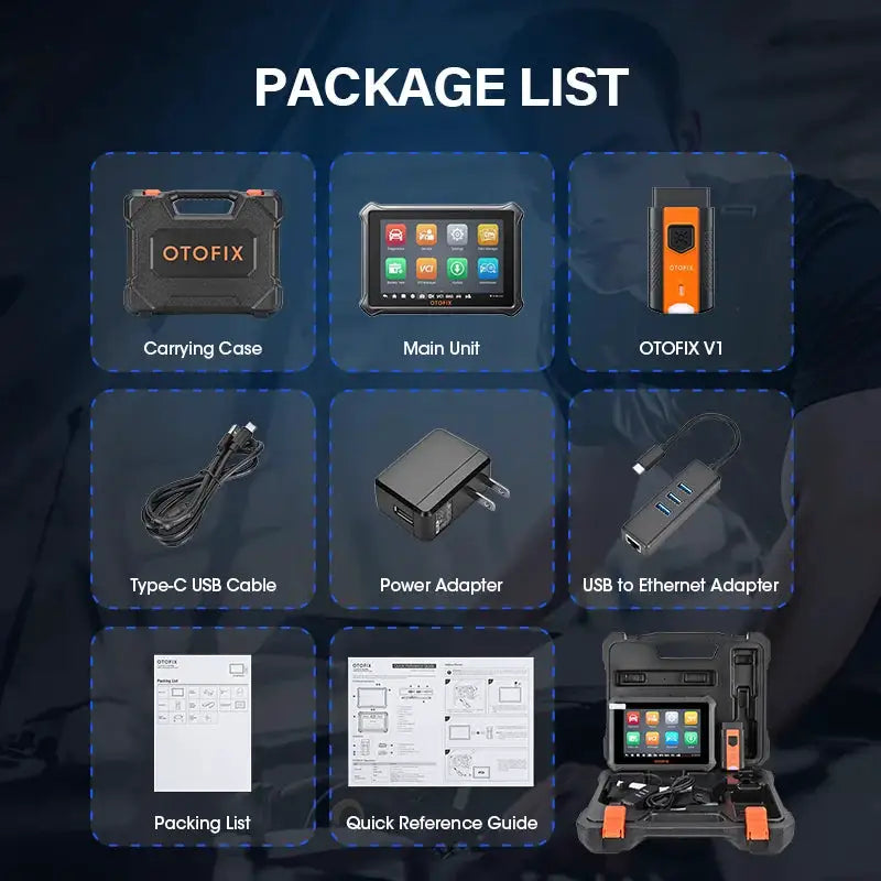 OTOFIX D1Lite Bluetooth Car Diagnostic Tool OBD2 Scanner Bi-Directional Automotive Scan Tool 2 Years Free Update Active Test