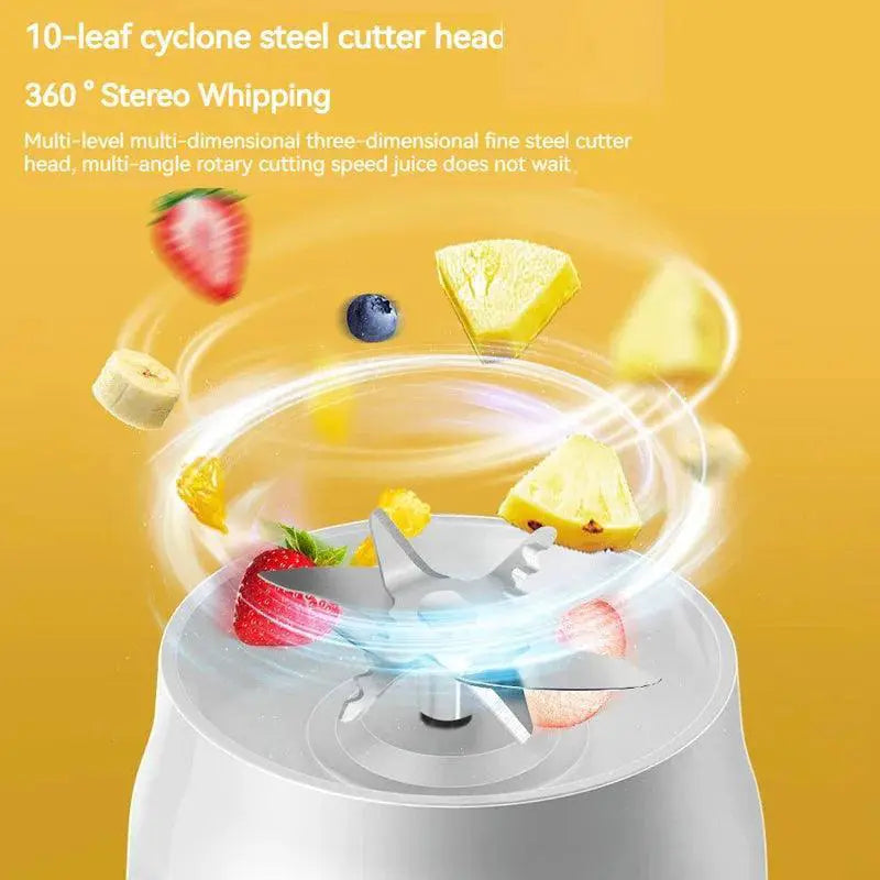 Portable Wireless Blender Juicer Machine For Fresh Smoothies