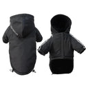 Autumn Winter Hooded Pet Coat Waterproof Warm Reflective