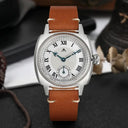 Militado ML03 Vintage Watch VD78 Quartz Movement Square Case Retro Wristwatch 100M Waterproof Leather Strap Sapphire Watch