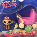 Vintage Pet Figurines Set Featuring Monkey Rabbit Cat Kitten