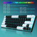 Mechanical Gaming Keyboard with Customizable RGB Lights