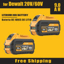 High Capacity Tool Battery Pack for Pros