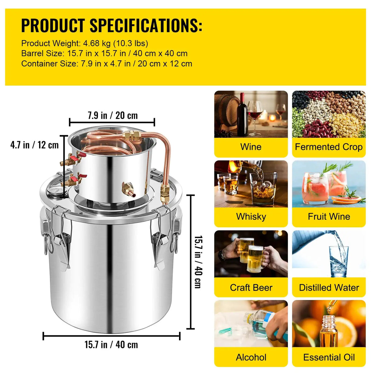 Homebrew Alcohol Distiller Kit — product image 7