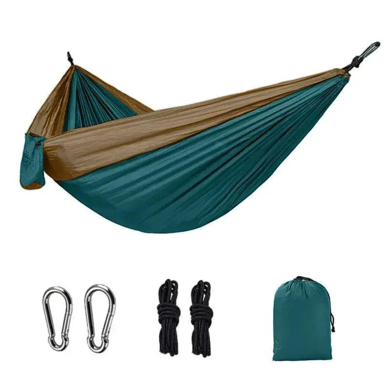 Portable Camping Hammock Lightweight Nylon Single Bed