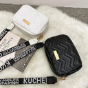 Wave Embroidery Square Bag for Everyday