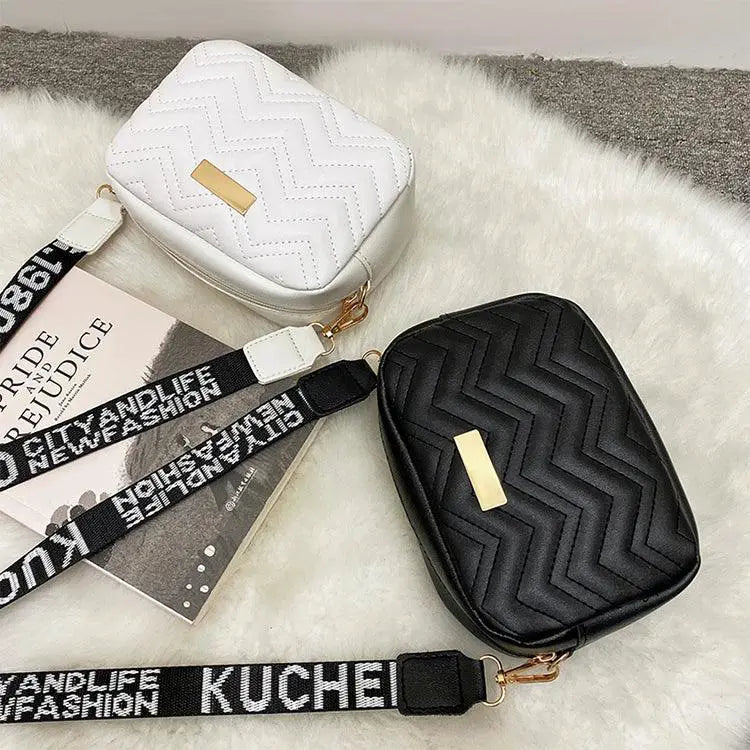 Wave Embroidery Square Bag for Everyday — product view 18