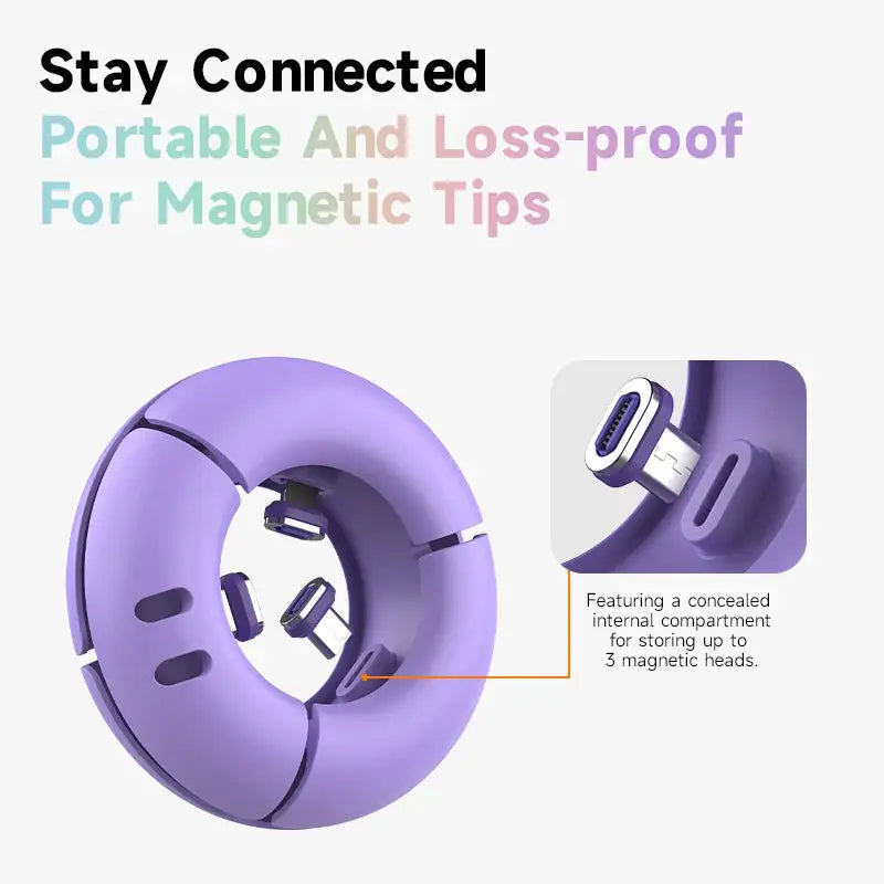 Magnetic Cable Donut Zero Tangle — product view 2