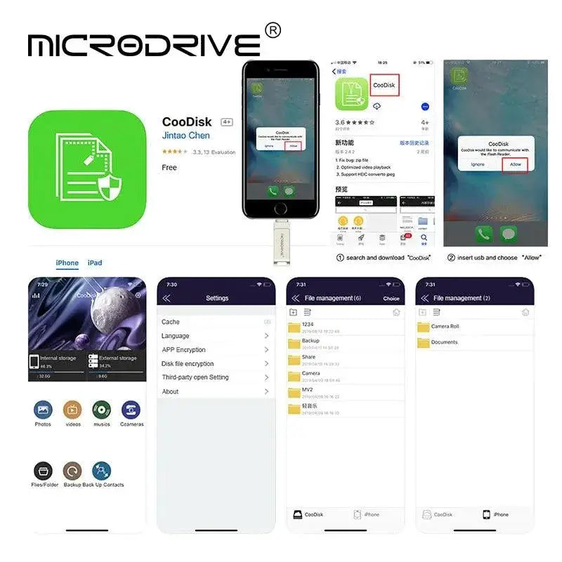 Lightning USB Flash Drive for Fast Data Transfer and More