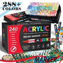 Acrylic Brush Marker Set