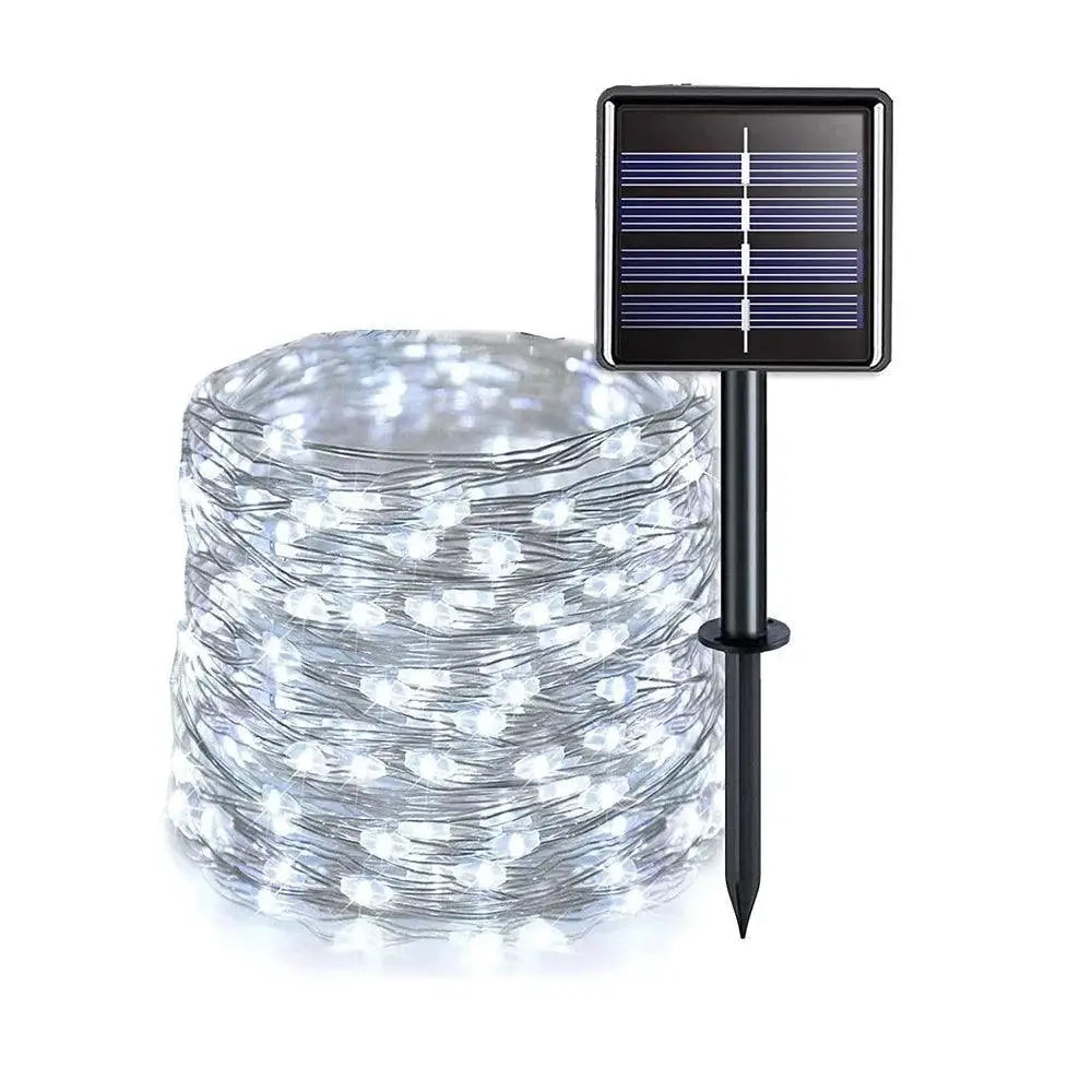Bright Solar LED Fairy Lights Weatherproof Garden Decor