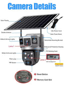 Solar Powered CCTV Camera for Outdoor