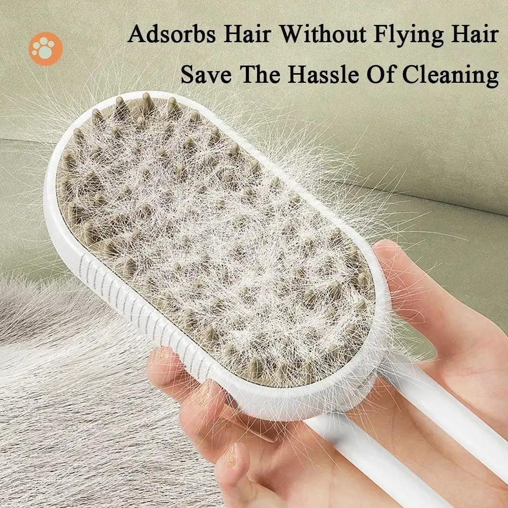 Cat Dog Electric Spray Grooming Comb With Steam Brush Tool